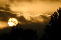夕日
